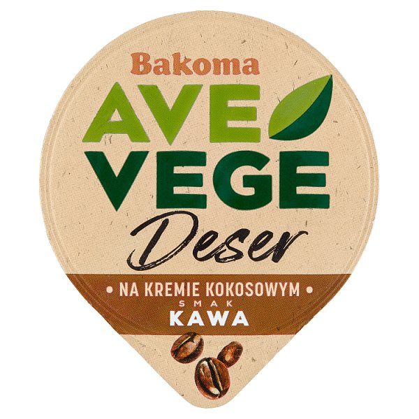 Bakoma Ave Vege Deser na kremie kokosowym smak kawa 150 g
