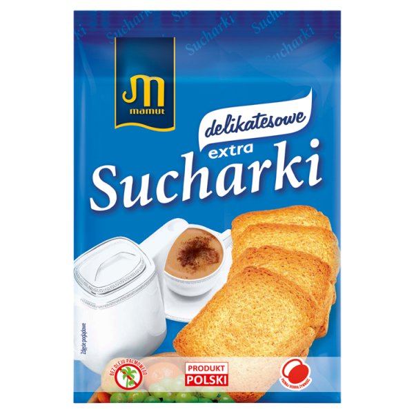 Mamut Sucharki extra delikatesowe 230 g