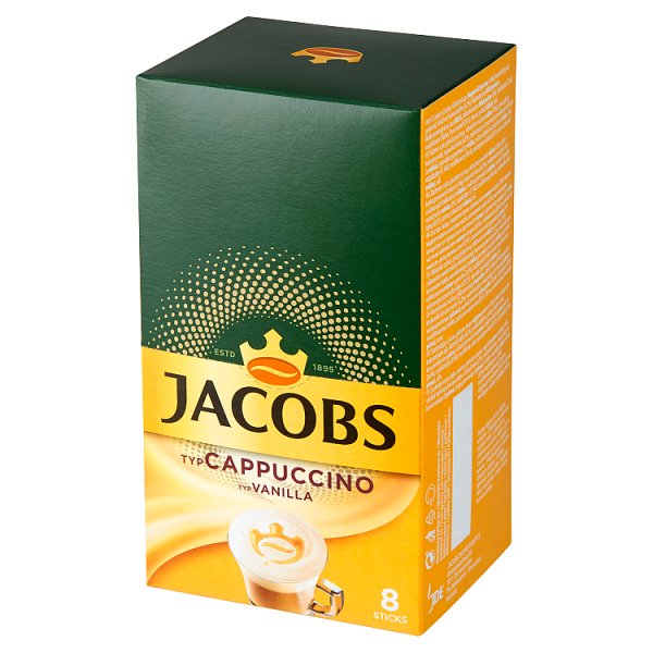 Jacobs Cappuccino Vanilla Rozpuszczalny napój kawowy 120 g (8 x 15 g)