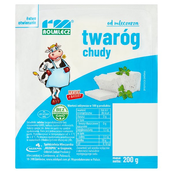 Rolmlecz Twaróg chudy 200 g