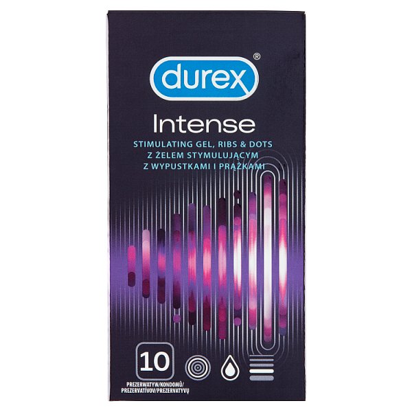 Durex Intense Prezerwatywy 10 sztuk