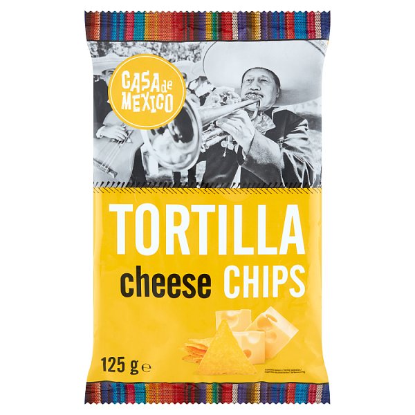 Casa de Mexico Tortilla Chipsy kukurydziane o smaku sera 125 g