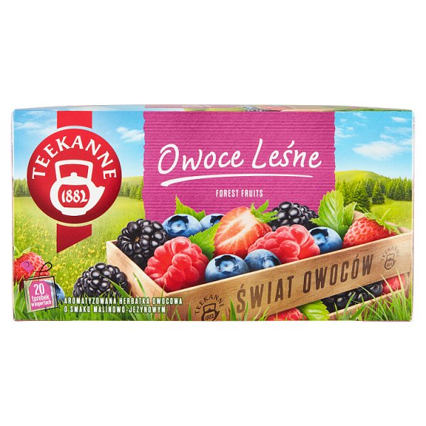 Teekanne Świat Owoców Aromatyzowana herbatka owocowa owoce leśne 50 g (20 x 2,5 g)