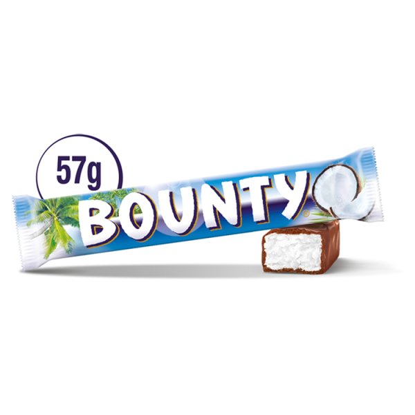 Bounty Baton z nadzieniem kokosowym oblany czekoladą 57 g (2 sztuki)