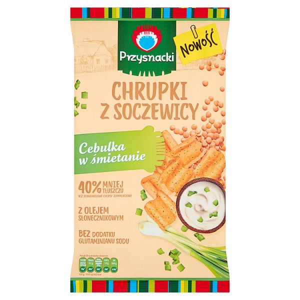 Przysnacki Chrupki z soczewicy cebulka w śmietanie 100 g