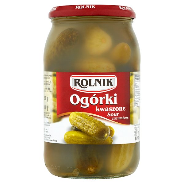 Rolnik Ogórki kwaszone 850 g