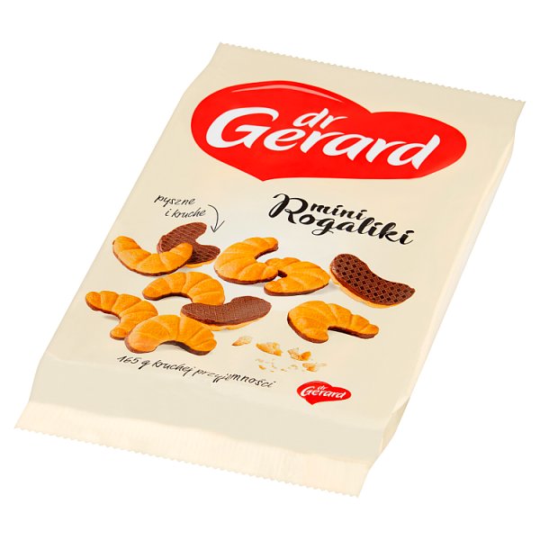 dr Gerard Mini rogaliki z polewą kakaową 165 g