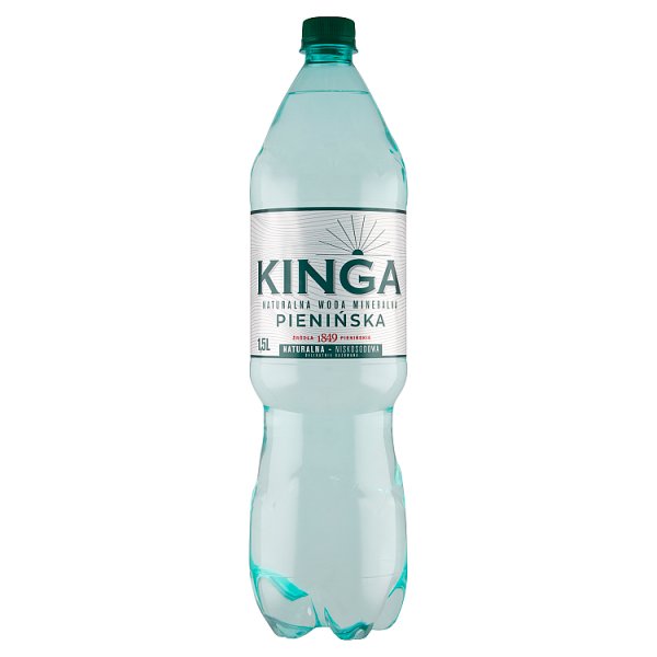 Kinga Pienińska Naturalna woda mineralna niskosodowa delikatnie gazowana 1,5 l