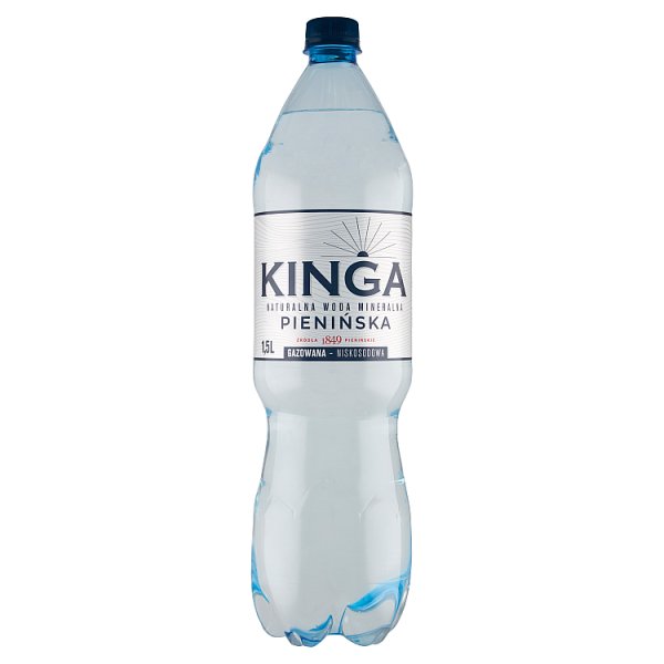 Kinga Pienińska Naturalna woda mineralna gazowana niskosodowa 1,5 l