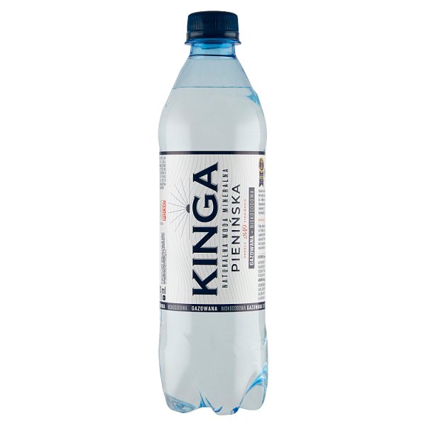 Kinga Pienińska Naturalna woda mineralna gazowana niskosodowa 500 ml