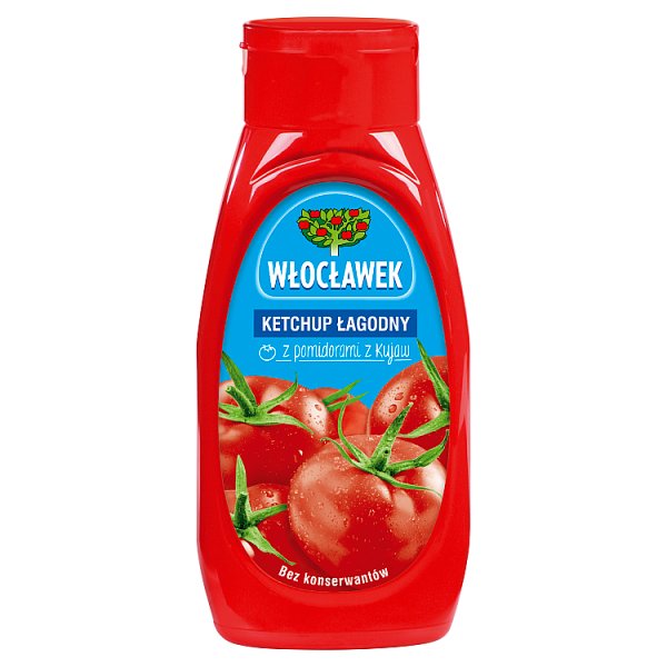 Włocławek Ketchup łagodny 480 g