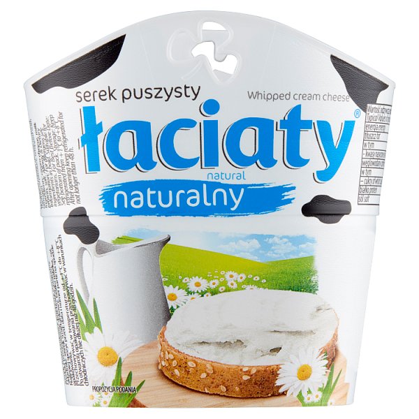 Łaciaty Serek puszysty naturalny 150 g