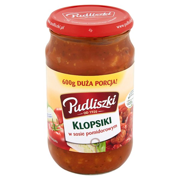 Pudliszki Klopsiki w sosie pomidorowym 600 g