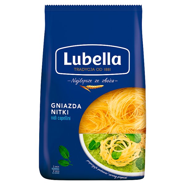 Lubella Makaron gniazda nitki 400 g