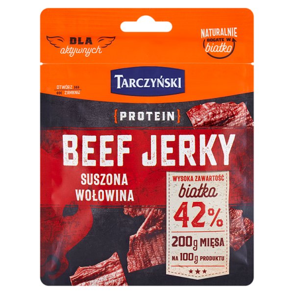 Tarczyński Protein Beef Jerky Suszona wołowina 25 g