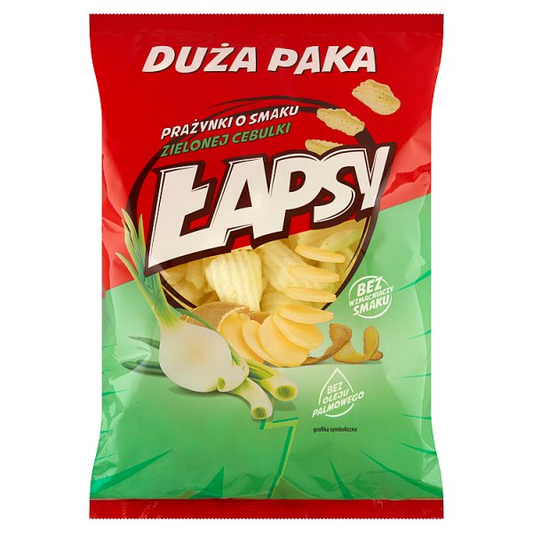 Łapsy Prażynki o smaku zielonej cebulki 130 g