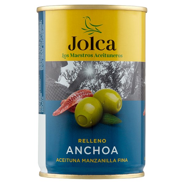 Jolca Oliwki zielone nadziewane anchois 300 g