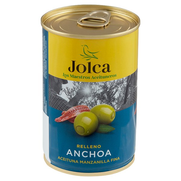 Jolca Oliwki zielone nadziewane anchois 300 g