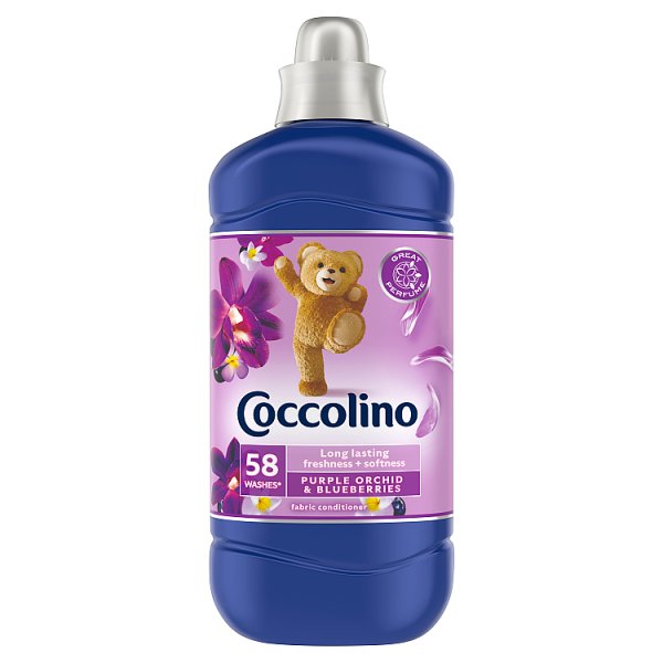 Coccolino Purple Orchid &amp; Blueberries Płyn do płukania koncentrat 1450 ml (58 prań)