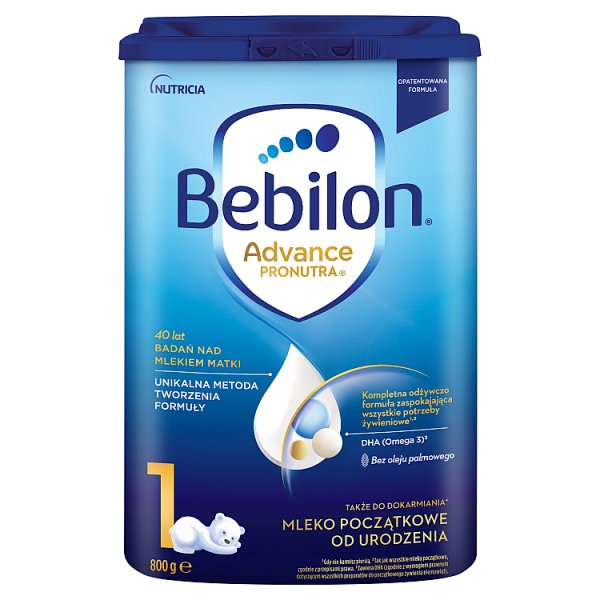 Bebilon 1 Pronutra-Advance Mleko początkowe od urodzenia 800 g