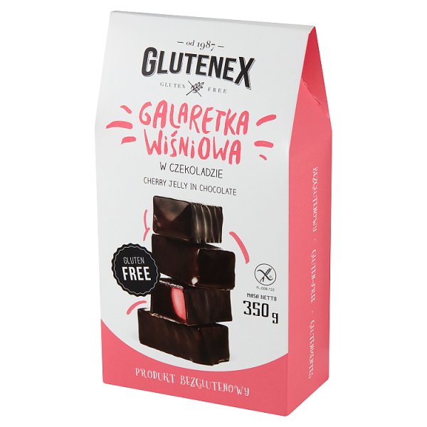 Glutenex Galaretka wiśniowa w czekoladzie 350 g