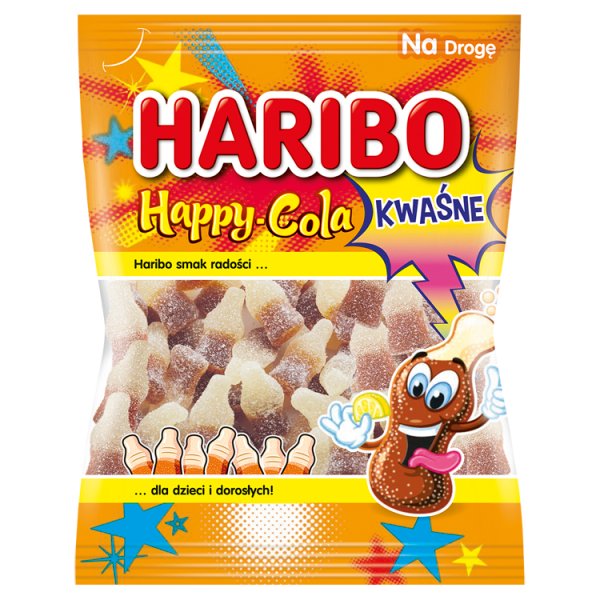 Haribo Happy-Cola Kwaśne żelki o smaku coli 100 g