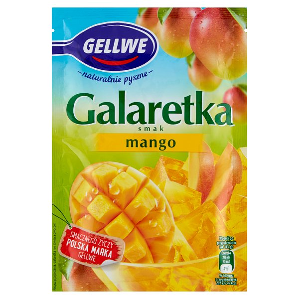 Gellwe Galaretka smak mango 72 g