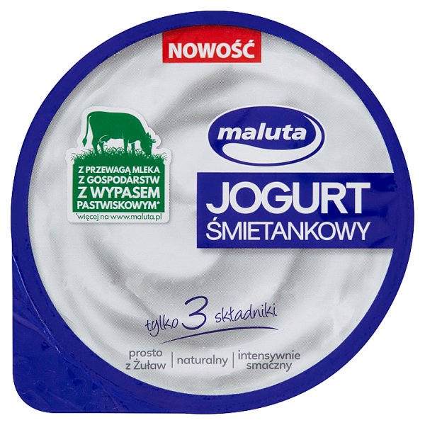 Maluta Jogurt śmietankowy naturalny 220 g