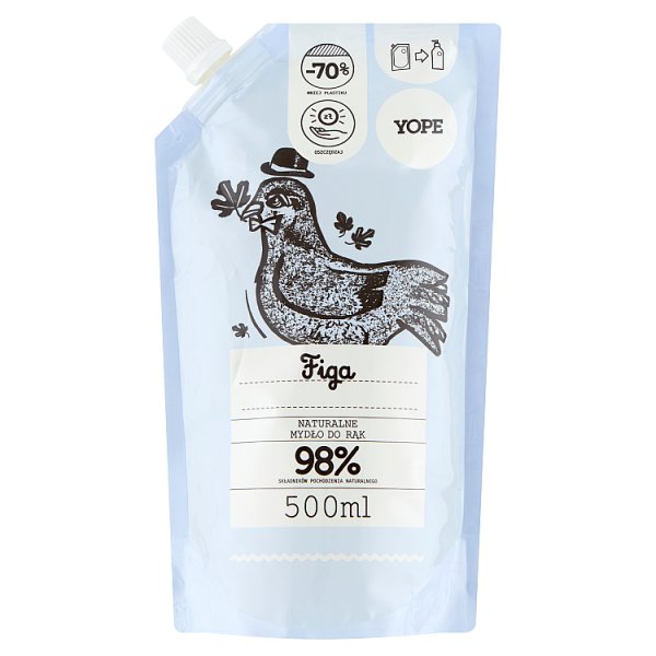 Yope Naturalne mydło do rąk figa 500 ml