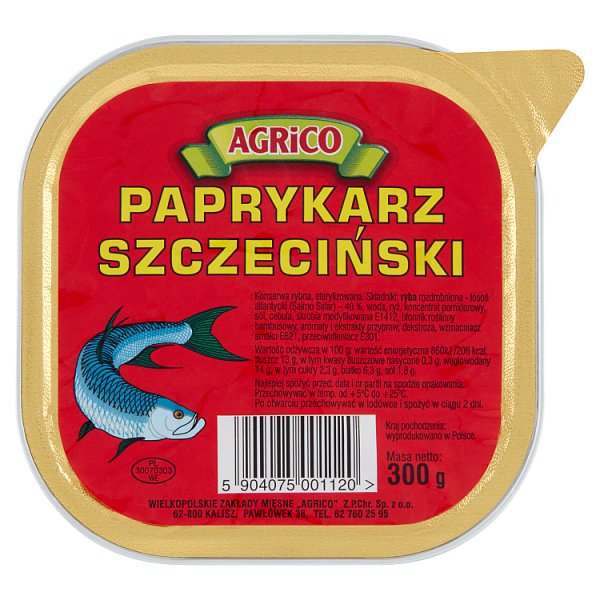 Agrico Paprykarz szczeciński 300 g