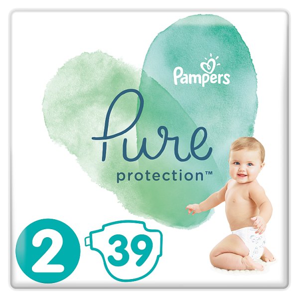 Pampers Pure Protection Rozmiar 2, 39 pieluch, 4-8 kg