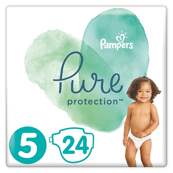 Pampers Pure Protection Rozmiar 5, 24 pieluchy, 11-16 kg