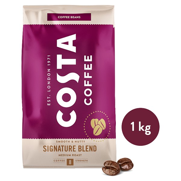 Costa Coffee Signature Blend Medium Roast Kawa palona ziarnista 1 kg