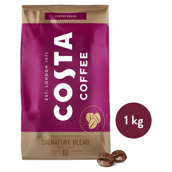 Costa Coffee Signature Blend Dark Roast Kawa palona ziarnista 1 kg