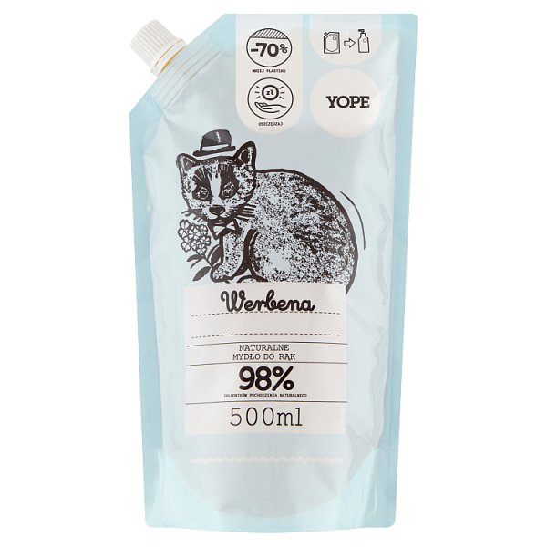 Yope Naturalne mydło do rąk werbena 500 ml