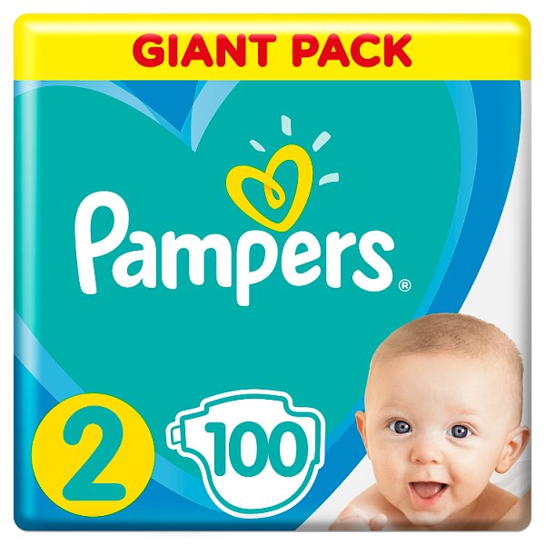 Pampers Rozmiar 2, 100 pieluszek, 4-8 kg