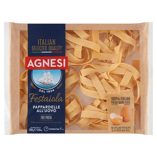 Agnesi Pappardelle Makaron jajeczny 250 g