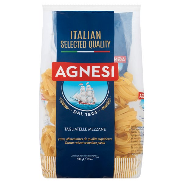 Agnesi Tagliatelle Mezzane Makaron 500 g