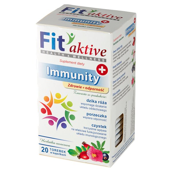 Fit aktive Immunity Suplement diety herbatka ziołowa 40 g (20 x 2 g)