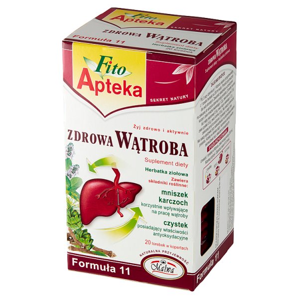 Fito Apteka Suplement diety herbatka ziołowa zdrowa wątroba 40 g (20 x 2 g)