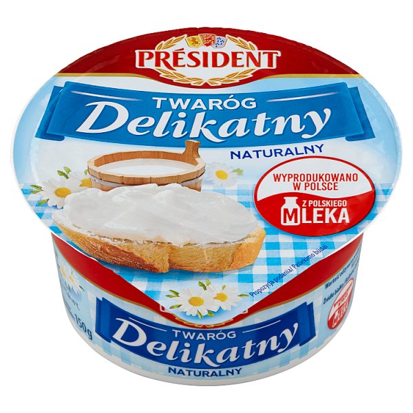 Président Twaróg Delikatny naturalny 150 g