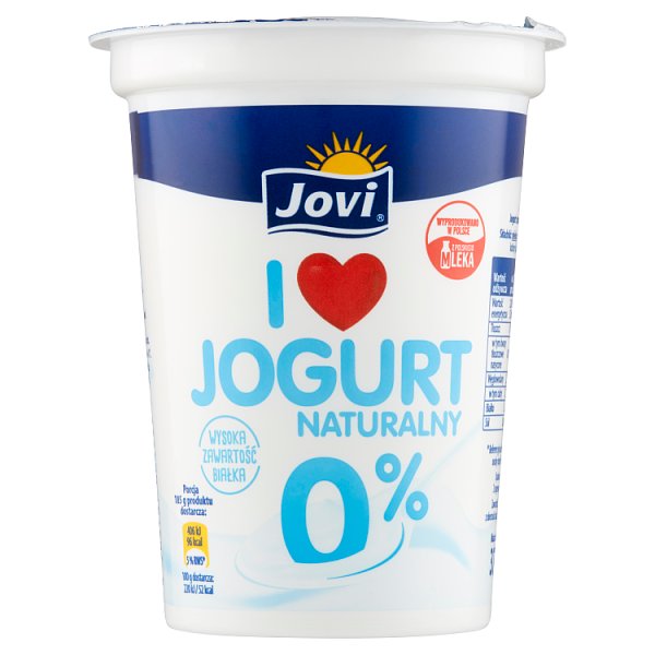 Jovi Jogurt naturalny 0% 370 g