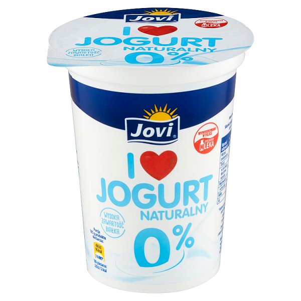 Jovi Jogurt naturalny 0% 370 g