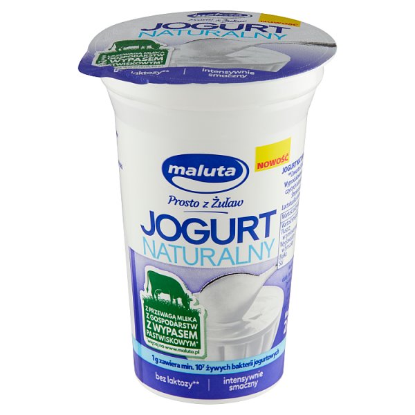 Maluta Jogurt naturalny bez laktozy 200 g