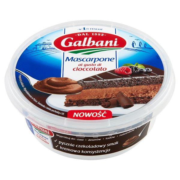 Galbani Ser Mascarpone o smaku czekoladowym 230 g