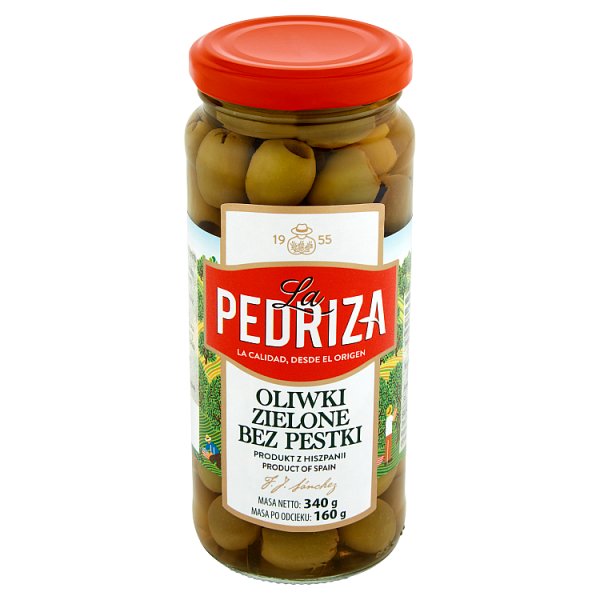 La Pedriza Oliwki zielone bez pestki 340 g