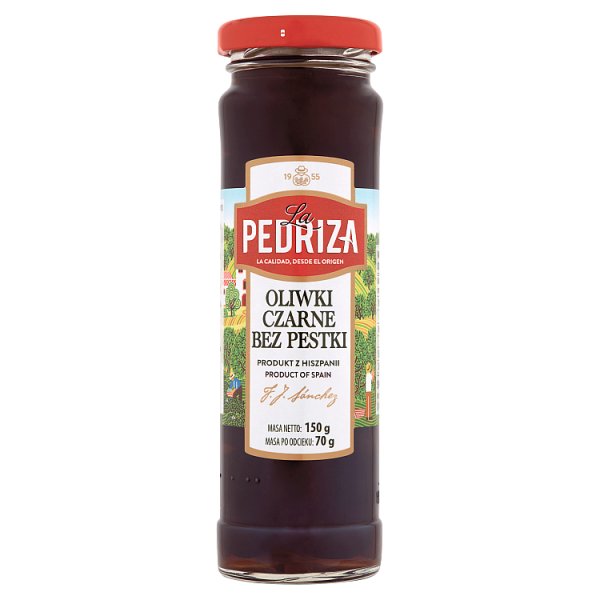 La Pedriza Oliwki czarne bez pestki 150 g