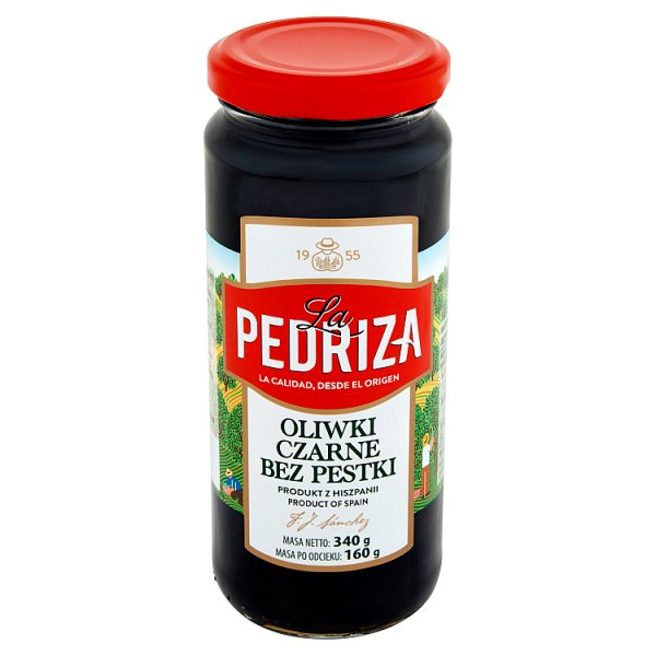 La Pedriza Oliwki czarne bez pestki 340 g