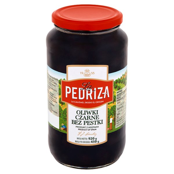 La Pedriza Oliwki czarne bez pestki 920 g