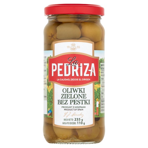 La Pedriza Oliwki zielone bez pestki 235 g